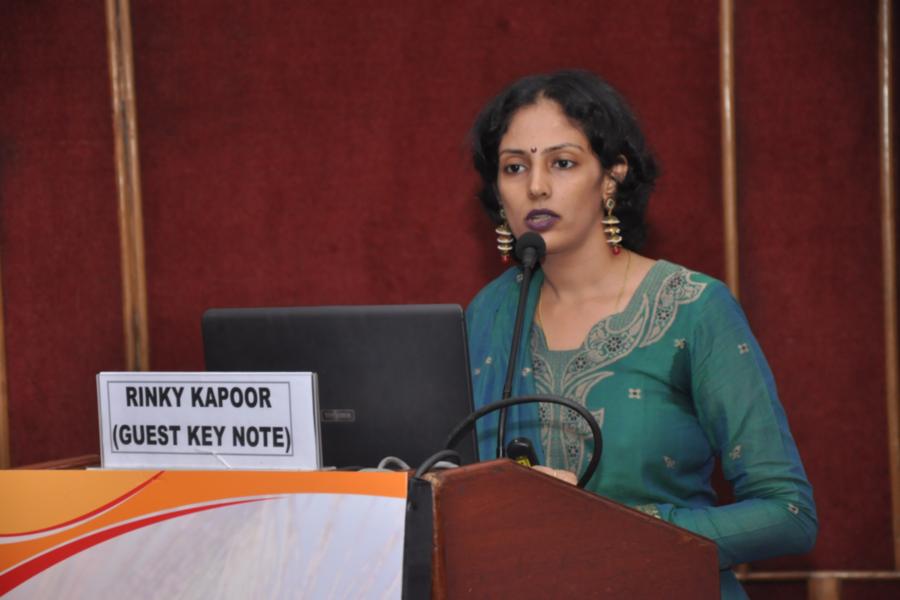Dr. Rinky Kapoor,the guest key note